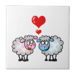 Funny cartoon sheeps, Wedding couple