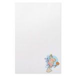 funny cartoon tooth fairy with mallot custom stationery