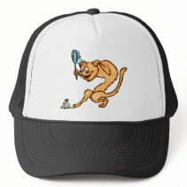 Funny Cat Catches Mouse Mesh Hats