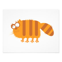 Funny Cat Custom Invites