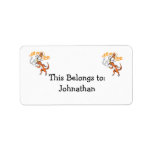 funny cat dog mouse all say cheese vector cartoon address labels
