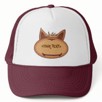 Funny Cat Face, <YOUR TEXT> Hats