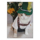 Funny Cat German Birthday Greeting Cards