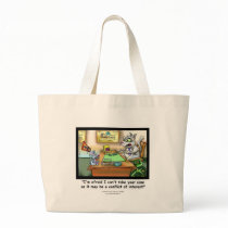Funny Cat & Lawyer Tote Bag