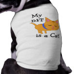 Funny Cat Loving Puppy Dog Pet Tshirt
