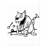 Funny cat post card