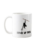 Funny chainsaw coffee mug