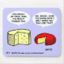 Funny Cheese Cartoon Computer Mouse Mat