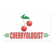 Funny Cherries Rectangular Sticker