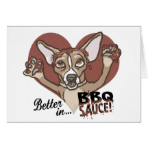 Funny Chihuahua BBQ Greeting Card