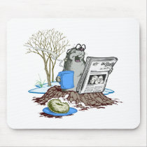 Funny Chillin' Out Groundhog Mouse Pad