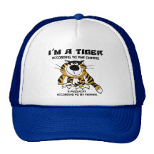 Funny Chinese Zodiac Tiger Gift Trucker Hats