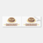 Funny Chocolate Cake Bumper Sticker