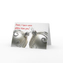 Funny Christmas Card all about balls