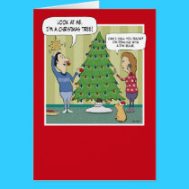Funny Christmas card: Dim Bulb cards