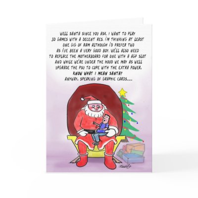 Funny Christmas Card For Gamers by bad_Onions