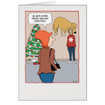 Funny Christmas card: Frisky Dog