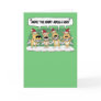Funny Christmas card: Hairy Angels
