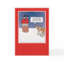 Funny Christmas card: Santa Stuck