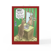 Funny Christmas Cards: All-Nighter