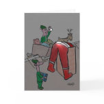 Funny Christmas Cards: Cheeky Elves