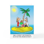 Funny Christmas Cards:Desert Island Christmas
