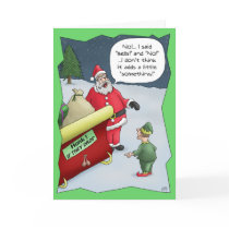 Funny Christmas Cards: Hard of Hearing