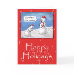 Funny Christmas Cards: No Rocks!