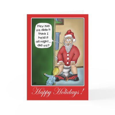 Funny Christmas Cards: Pit Stop by nopolymon