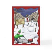 Funny Christmas Cards: Pro-Snow