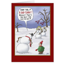 Funny Christmas Cards: Size Matters cards