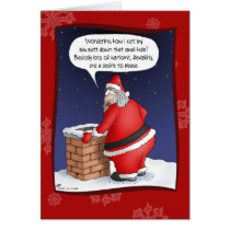 Funny Christmas Cards: Tight Spaces