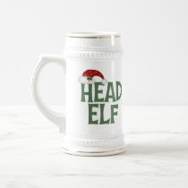 Funny Christmas Elf Beer Stein Mug