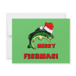 Funny Christmas fishing invitations