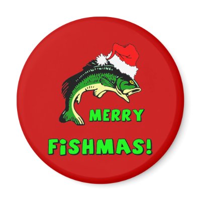 Funny Christmas fishing by holidaysboutique
