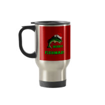 Funny Christmas fishing Mugs