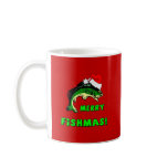 Funny Christmas fishing Mug