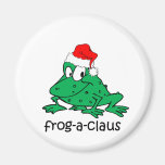 Funny Christmas frog Fridge Magnet
