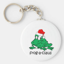 Funny Christmas frog Key Chain