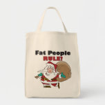Funny Christmas Grocery Tote Bag