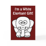 Funny Christmas Present: Real White Elephant Gift!