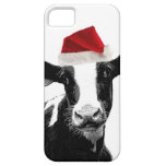 Funny Christmas Santa Cow iPhone 5 Cases