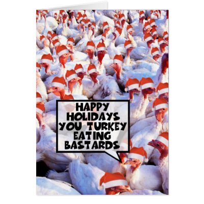Funny Christmas Turkey by Cardsharkkid