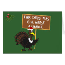 Funny Christmas Turkey cards