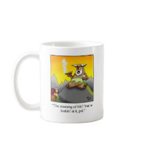 Funny Cigar Wise Man Cartoon Gifts! Mug