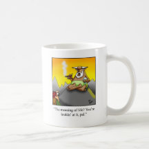 Funny Cigar Wise Man Cartoon Gifts! Mug