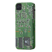Funny circuit board iphone 4 cover