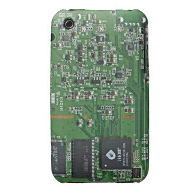 Funny circuit board case-mate iphone 3 cases by jahwil