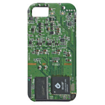 Funny circuit board iPhone 5 cover