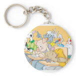 Funny Classroom Composed of Farm Animals Keychain